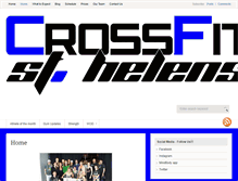 Tablet Screenshot of crossfitsainthelens.com